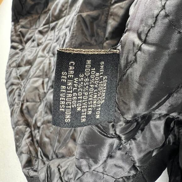 Indianapolis Colts‎ Jacket Mens Large DB Workwear Utility Black Parka Hooded L - Picture 8 of 13